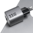 Forcell - Adapter - met USB C en USB A aansluitingen - 3A 33W - Quick Charge 4.0 - Grijs