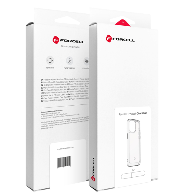 FORCELL - Hoesje geschikt voor Samsung Galaxy A55 - Clear Case - Transparant