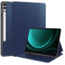 Case2go Case2go - Tablet hoes geschikt voor Samsung Galaxy Tab S9 FE Plus (2023) - Business Wallet Book Case - Auto Wake/Sleep functie- Blauw