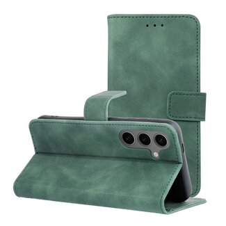 Case2go Case2go - Book Case geschikt voor Xiaomi Redmi Note 13T Pro - Portemonnee Hoesje - Groen