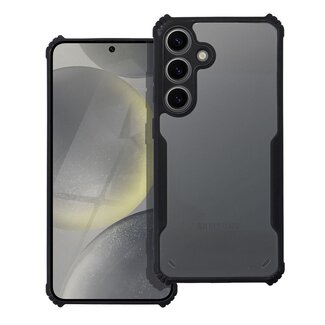 Case2go Case2go - Hoesje geschikt voor Samsung Galaxy S24 Ultra - Shockproof Back Cover - Anti Drop Case - Zwart