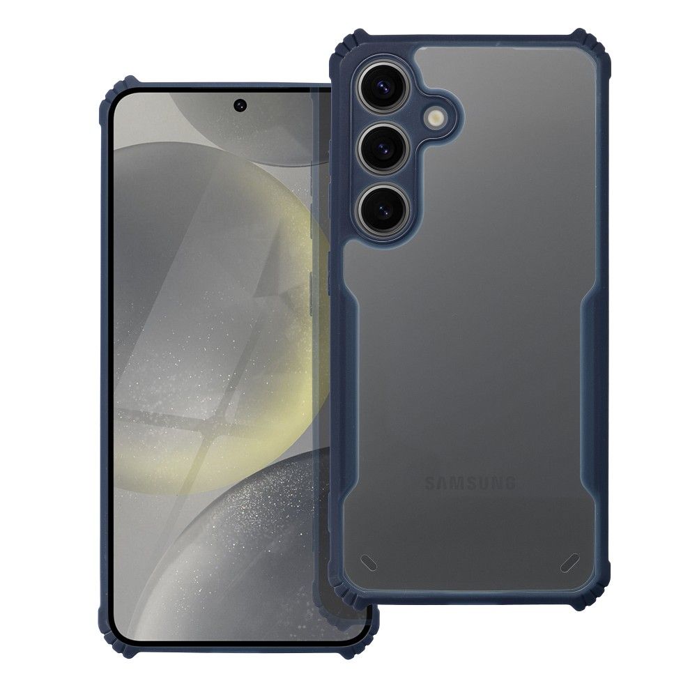 Case2go - Hoesje geschikt voor Samsung Galaxy A14 4G/5G - Shockproof Back Cover - Anti Drop Case - Donker Blauw afbeelding