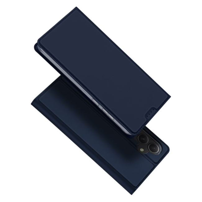 Dux Ducis - Telefoon Hoesje geschikt voor de Samsung Galaxy A55 5G - Skin Pro Book Case - Donker Blauw