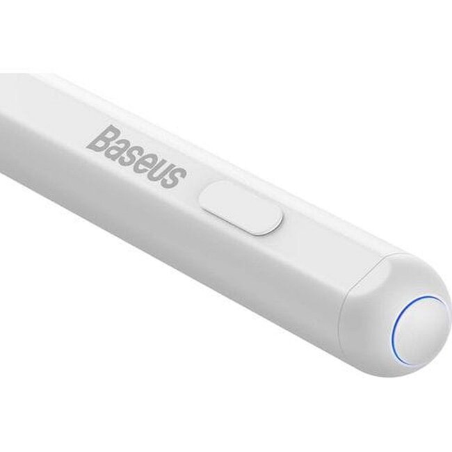 Baseus - Active Stylus Pen voor Tablet en Smartphone - Stylus Pen geschikt voor IOS, telefoon en alle iPads vanaf 2018 - USB-C Oplaadbaar - Wit