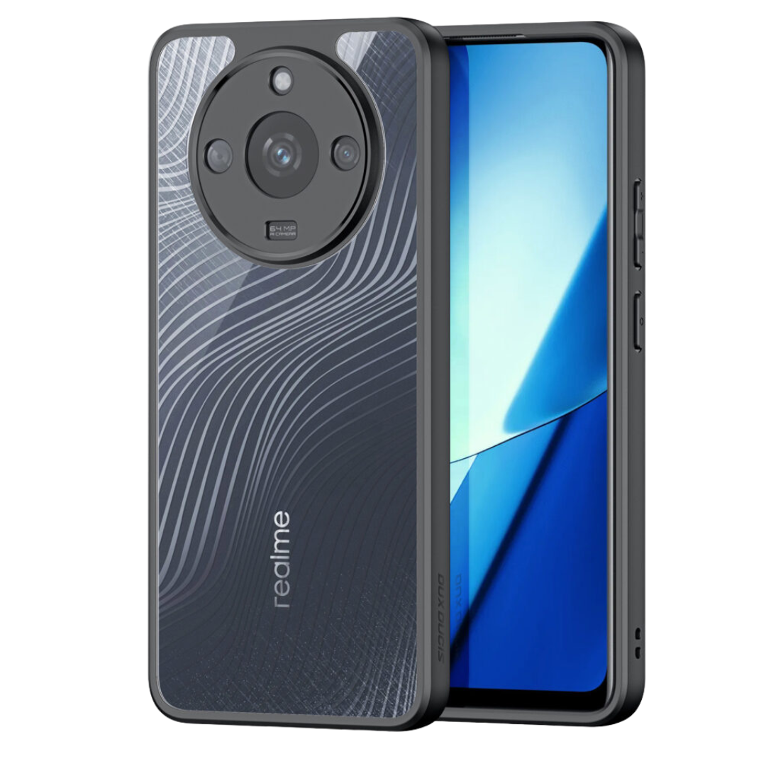 Dux Ducis - Telefoon Hoesje geschikt voor de Realme 12 5G - Back Cover - Aimo Series - Zwart afbeelding
