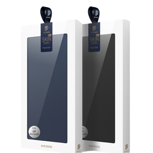 Dux Ducis - Telefoon Hoesje geschikt voor de OnePlus Ace 3/12R - Skin Pro Book Case - Blauw