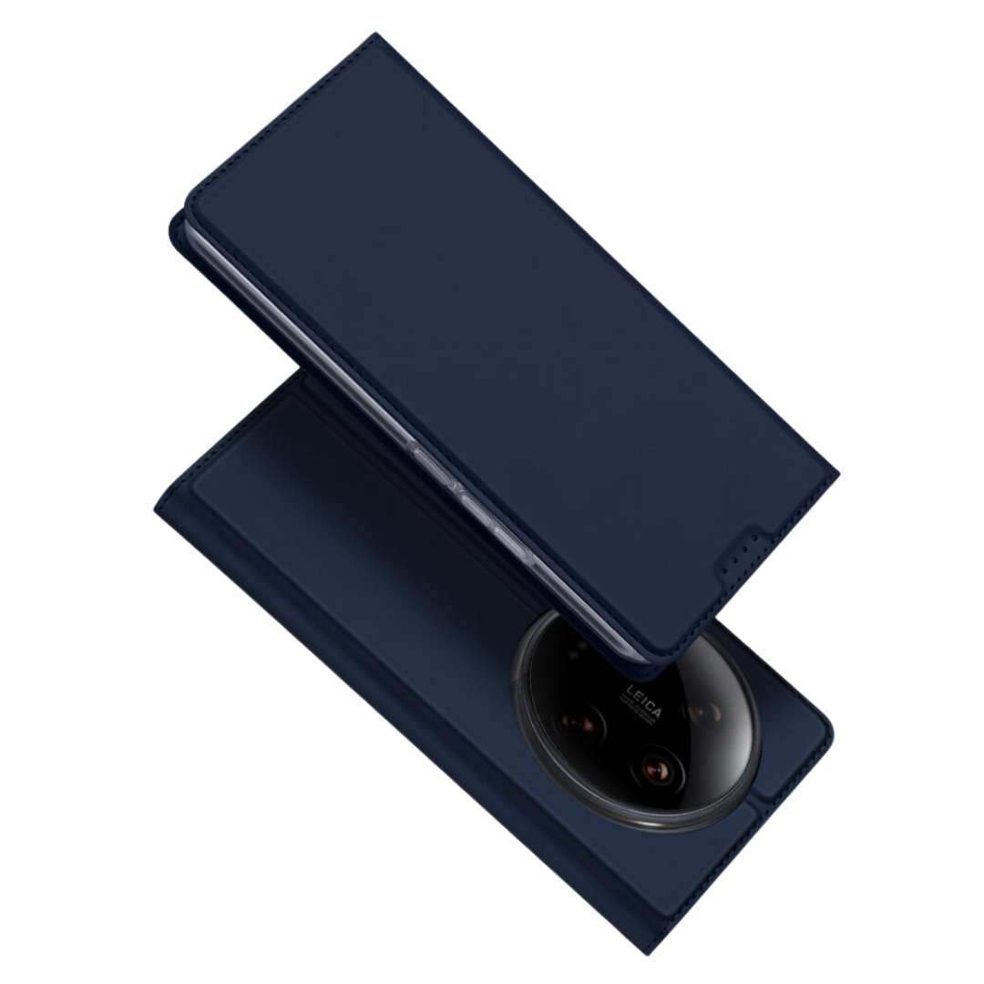 Dux Ducis - Telefoon Hoesje geschikt voor de Xiaomi 14 Ultra  - Skin Pro Book Case - Blauw afbeelding