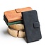 Case2go - Telefoonhoesje geschikt voor iPhone 14 Pro Max - Wallet Book Case - Met Magnetische Sluiting - Zwart