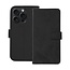 Case2go - Telefoonhoesje geschikt voor iPhone 14 Pro Max - Wallet Book Case - Met Magnetische Sluiting - Zwart