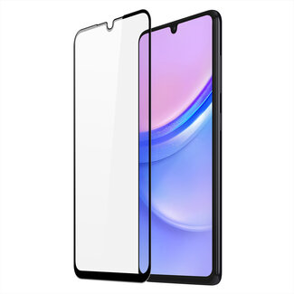 Dux Ducis Dux Ducis - Screenprotector geschikt voor Samsung Galaxy A15 - Tempered Glass - Transparant / Zwart