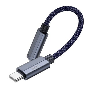 HOCO - USB-C naar Lightning Female Adapter - 15 cm - Donker Blauw