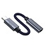 HOCO - USB-C naar Lightning Female Adapter - 15 cm - Donker Blauw