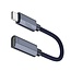 HOCO - USB-C naar Lightning Female Adapter - 15 cm - Donker Blauw