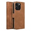 Case2go - Telefoonhoesje geschikt voor iPhone 13 Pro Max - Wallet Book Case - Met Magnetische Sluiting - Bruin