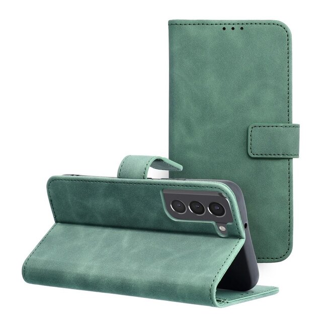 Case2go - Book Case geschikt voor Redmi Note 12 Pro 5G - Portemonnee Hoesje - Groen