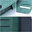 Case2go - Telefoonhoesje geschikt voor iPhone 13 - Wallet Book Case - Met Magnetische Sluiting - Groen