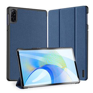 Dux Ducis Dux Ducis - Tablet hoes geschikt voor Honor Pad 9 (2023) - Domo Tri-fold Case - Auto Wake/Sleep functie - Donker Blauw