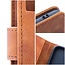 Case2go - Telefoonhoesje geschikt voor iPhone 12/12 Pro - Wallet Book Case - Met Magnetische Sluiting - Bruin