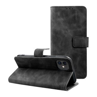 Case2go Case2go - Telefoonhoesje geschikt voor iPhone 11 - Wallet Book Case - Met Magnetische Sluiting - Zwart