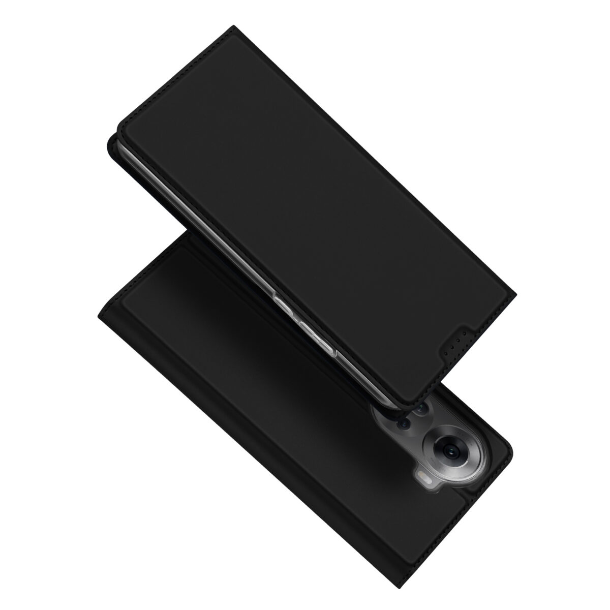 Dux Ducis - Telefoon Hoesje geschikt voor de OPPO Reno11  - Skin Pro Book Case - Zwart afbeelding