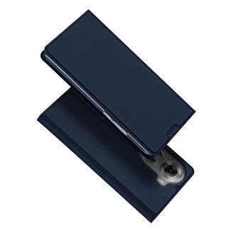 Dux Ducis Dux Ducis - Telefoon Hoesje geschikt voor de OPPO Reno11  - Skin Pro Book Case - Blauw