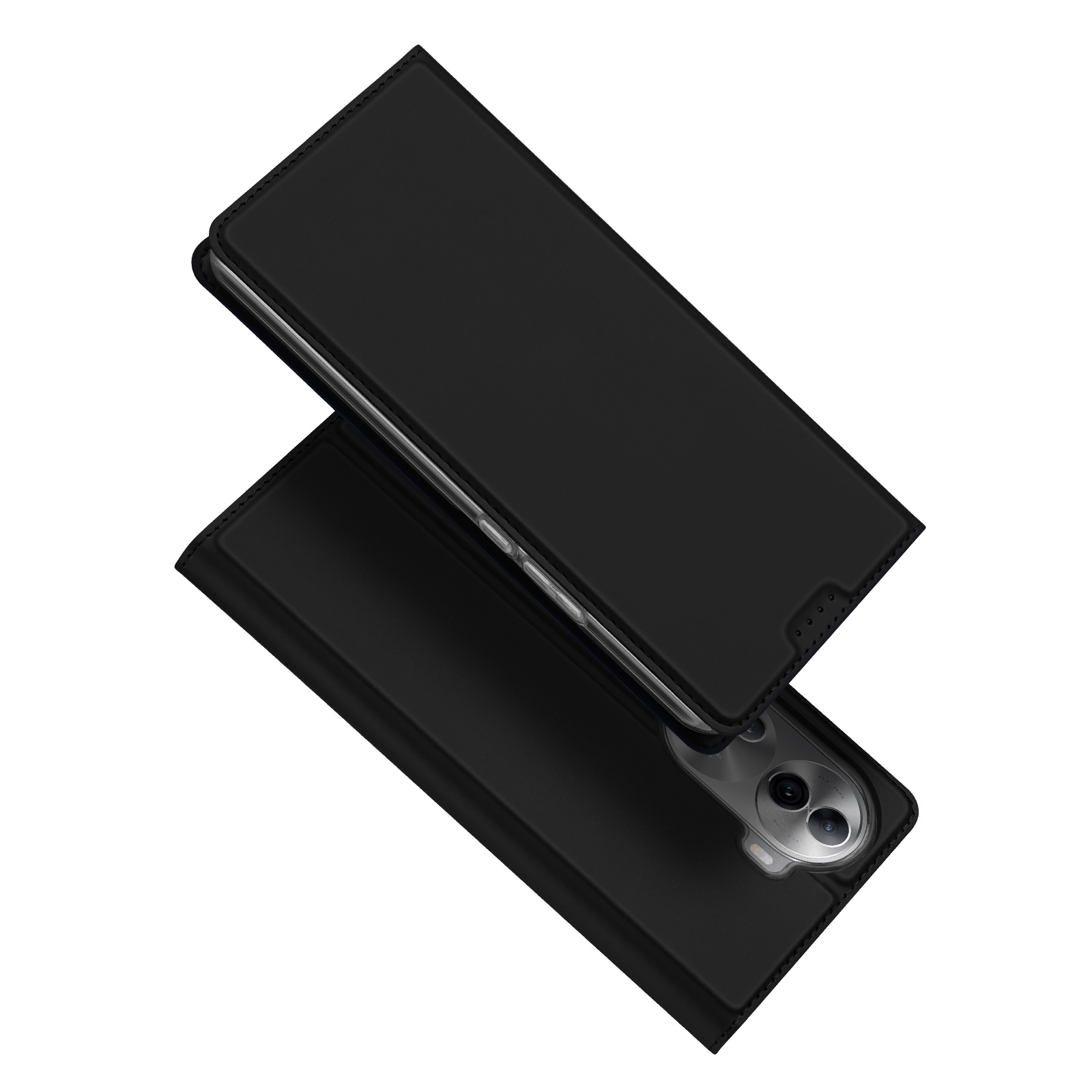 Dux Ducis - Telefoon Hoesje geschikt voor de OPPO Reno11 Pro - Skin Pro Book Case - Zwart afbeelding