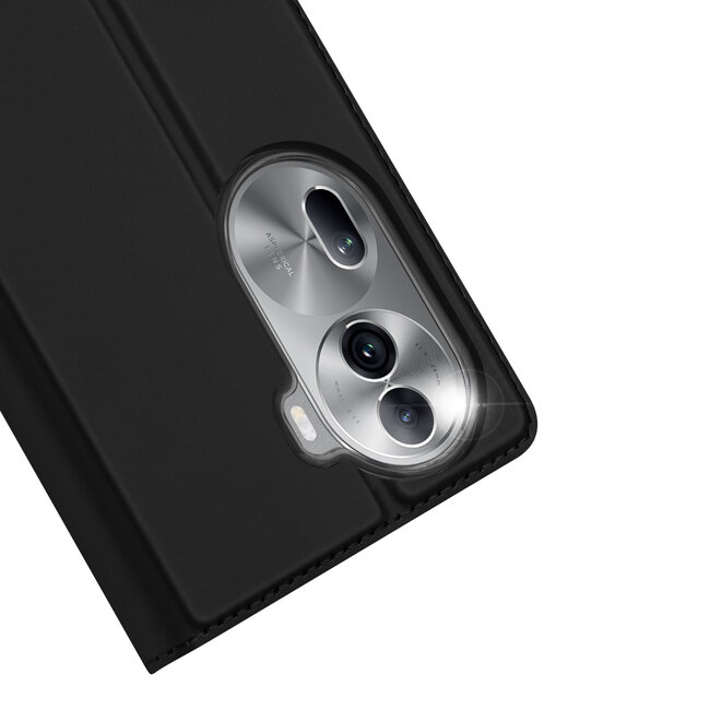 Dux Ducis - Telefoon Hoesje geschikt voor de OPPO Reno11 Pro - Skin Pro Book Case - Zwart