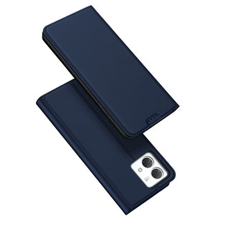 Dux Ducis Dux Ducis - Telefoon Hoesje geschikt voor de Motorola Moto G84 - Skin Pro Book Case - Blauw