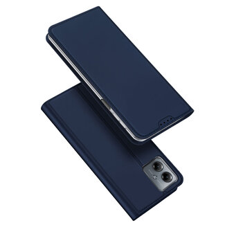 Dux Ducis Dux Ducis - Telefoon Hoesje geschikt voor de Motorola Moto G14 - Skin Pro Book Case - Blauw