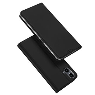 Dux Ducis Dux Ducis - Telefoon Hoesje geschikt voor de Motorola Moto G34/G45 - Skin Pro Book Case - Zwart