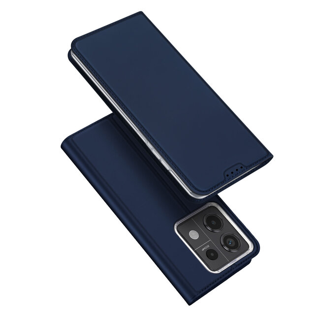 Dux Ducis - Telefoon Hoesje geschikt voor de Xiaomi Redmi Note 13 Pro 5G / Poco X6 5G - Skin Pro Book Case - Blauw