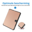 Case2go - Tablet hoes geschikt voor OnePlus Pad Go/ Oppo Pad Air2/Oppo Pad Neo - Tri-fold Case - Auto/Wake functie - Rose Goud