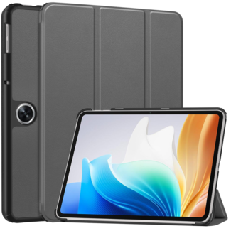 Case2go Case2go - Tablet hoes geschikt voor OnePlus Pad Go/ Oppo Pad Air2/Oppo Pad Neo - Tri-fold Case - Auto/Wake functie - Grijs