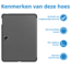 Case2go - Tablet hoes geschikt voor OnePlus Pad Go/ Oppo Pad Air2/Oppo Pad Neo - Tri-fold Case - Auto/Wake functie - Grijs