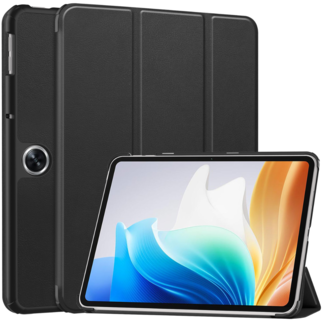 Case2go Case2go - Tablet hoes geschikt voor OnePlus Pad Go/ Oppo Pad Air2/Oppo Pad Neo - Tri-fold Case - Auto/Wake functie - Zwart