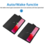 Case2go - Tablet hoes geschikt voor Xiaomi Redmi Pad SE (2023) - Acrylic Trifold case met Pencil houder - Zwart