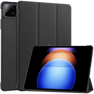 Case2go Case2go - Tablet hoes geschikt voor Xiaomi Pad 6S Pro - Tri-fold Case - Auto/Wake functie - Zwart