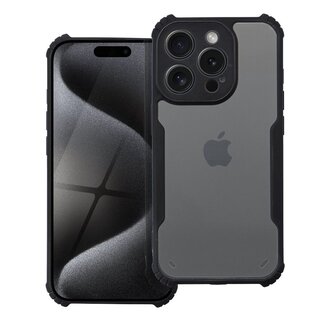 Case2go Case2go - Hoesje geschikt voor Apple iPhone 12 Pro - Shockproof Back Cover - Anti Drop Case - Zwart