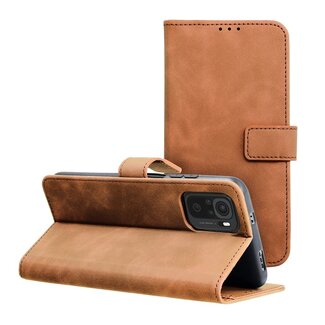 Case2go Case2go - Telefoonhoesje geschikt voor Xiaomi Redmi Note 11 Pro / 11 Pro 5G - Wallet Book Case - Met Magnetische Sluiting - Bruin