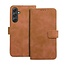 Case2go - Telefoonhoesje geschikt voor Xiaomi Redmi Note 12 4G - Wallet Book Case - Met Magnetische Sluiting - Bruin