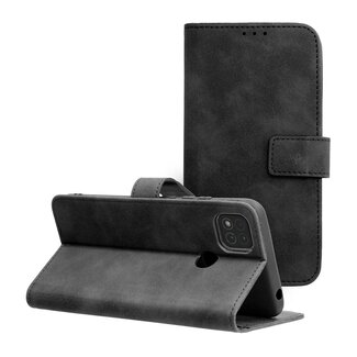 Case2go Case2go - Telefoonhoesje geschikt voor Xiaomi Redmi 9C - Wallet Book Case - Met Magnetische Sluiting - Zwart