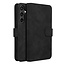 Case2go - Telefoonhoesje geschikt voor Samsung Galaxy A23 5G - Wallet Book Case - Met Magnetische Sluiting - Zwart