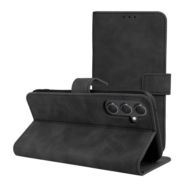 Case2go - Telefoonhoesje geschikt voor Xiaomi Redmi Note 12 5G - Wallet Book Case - Met Magnetische Sluiting - Zwart