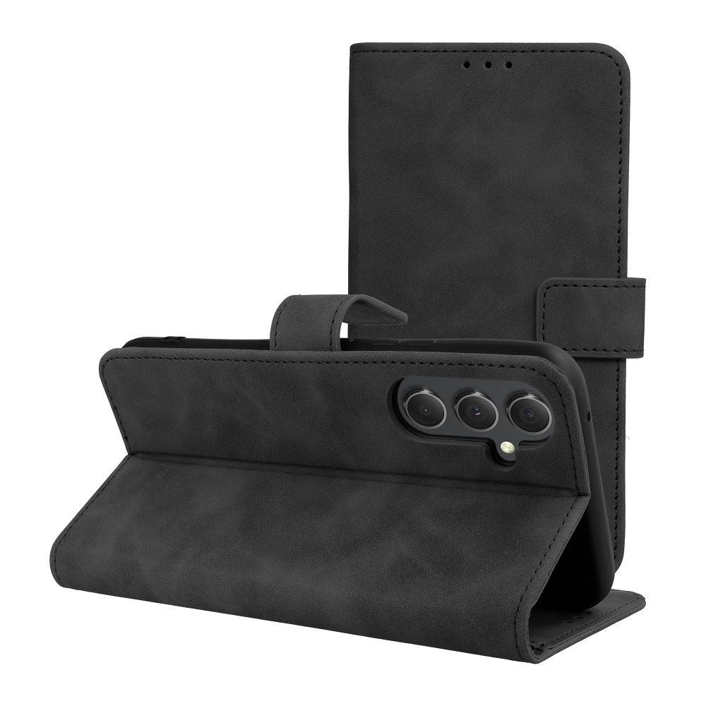 Case2go - Telefoonhoesje geschikt voor Xiaomi Redmi Note 12 5G - Wallet Book Case - Met Magnetische Sluiting - Zwart afbeelding