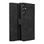 Case2go - Telefoonhoesje geschikt voor Samsung Galaxy S23 FE - Wallet Book Case - Met Magnetische Sluiting - Zwart