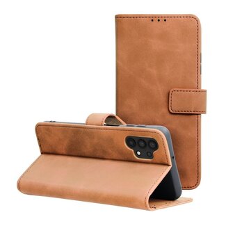 Case2go Case2go - Telefoonhoesje geschikt voor Samsung Galaxy A32 5G - Wallet Book Case - Met Magnetische Sluiting - Bruin