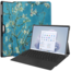 Case2go - Hoes geschikt voor Microsoft Surface Pro 10 - 13 inch Cover - Book Case met Stand Functie - Witte Bloesem