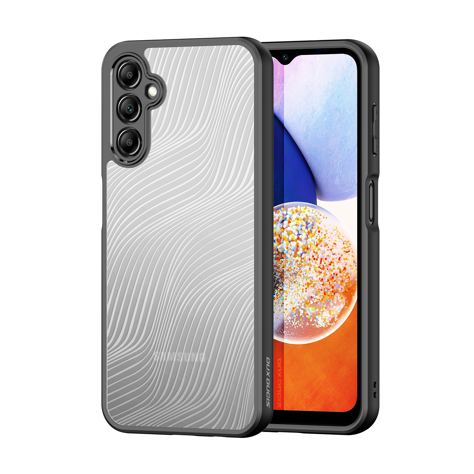 Dux Ducis - Telefoon Hoesje geschikt voor de Samsung Galaxy A15 - Back Cover - Aimo Series - Zwart afbeelding