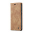 Caseme - Telefoonhoesje geschikt voor Samsung Galaxy S24 Plus - Wallet Book Case - Met Magnetische Sluiting - Licht Bruin