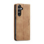 Caseme - Telefoonhoesje geschikt voor Samsung Galaxy S24 Plus - Wallet Book Case - Met Magnetische Sluiting - Licht Bruin